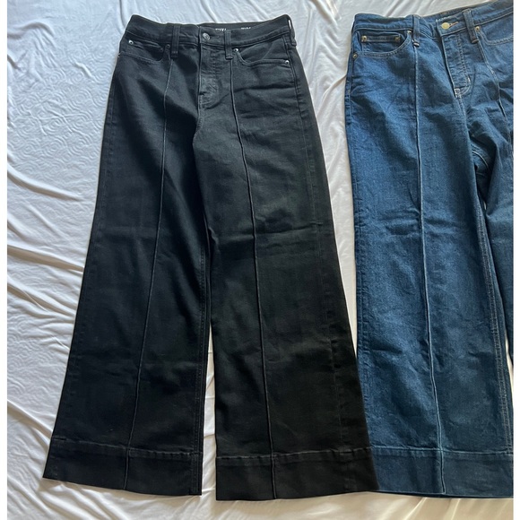 J. Crew Black Wide-Leg Jeans - Picture 3 of 4